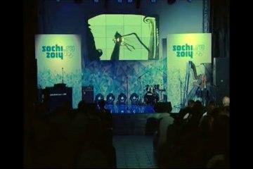 Открытие Культурной Олимпиады Сочи 2014-Арфистка Катрин
