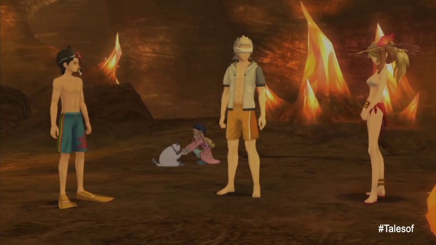Tales of Xillia - PS3 - Tales of Summer (Swimwear costumes DLC trailer)