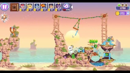 Angry Birds Stella Level 59 Episode 2 Walkthrough ★★★ Beach Day
