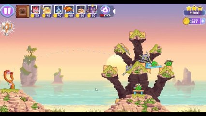 Angry Birds Stella Level 53 Episode 2 Walkthrough ★★★ Beach Day