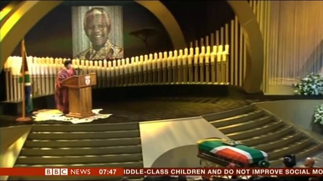Nelson Mandela State Funeral Tribute by President of Malawi Joyce Banda