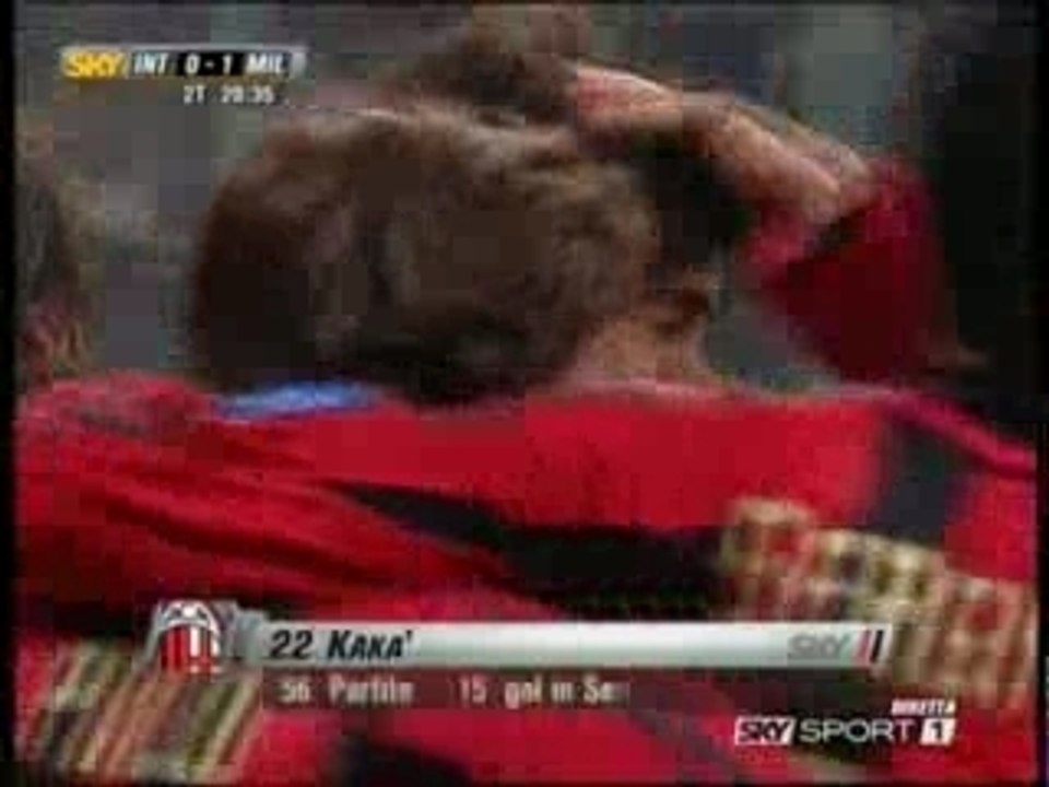 gol di kaka milan  inter