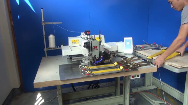 High efficiency lashing straps sewing machine (Labor Saver)