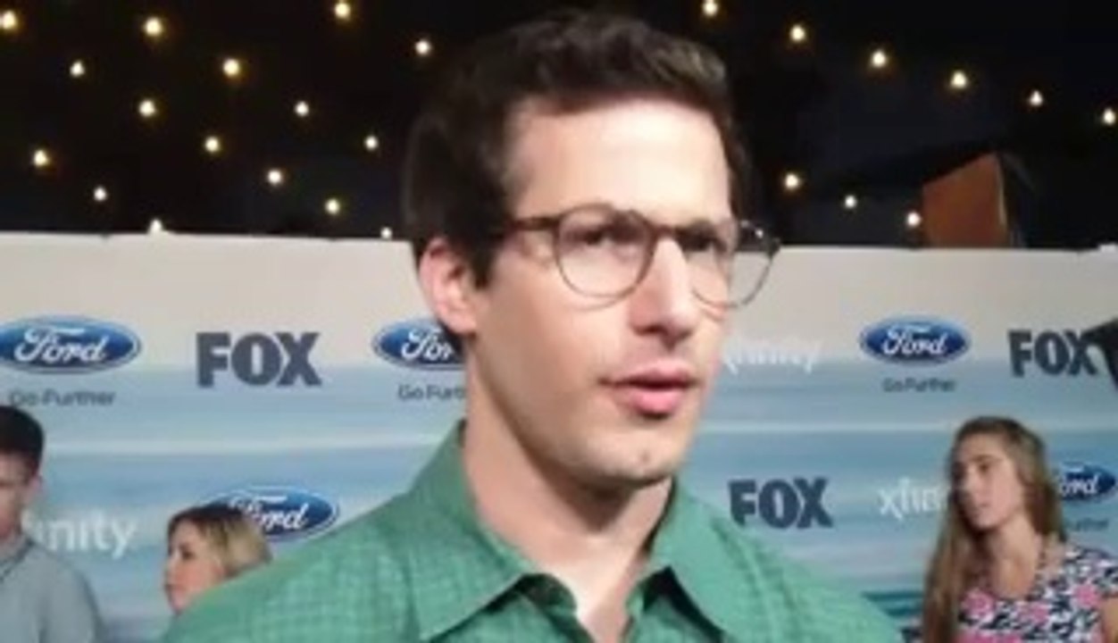 Andy Samberg of Brooklyn Nine-Nine at 2014 Fox Eco Casino Party