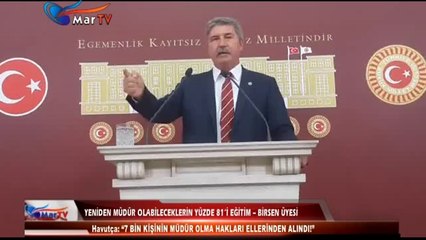 YENİDEN MÜDÜR OLABİLECEKLERİN YÜZDE 81’İ EĞİTİM – BİRSEN ÜYESİ