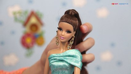 Barbie w Seledynowej Sukni - Barbie Look - Red Carpet / Czerwony Dywan - BCP86 BCP88 - Recenzja