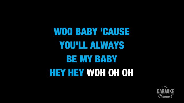 Always Be My Baby in the Style of _Mariah Carey_ karaoke video with lyrics (no lead vocal)