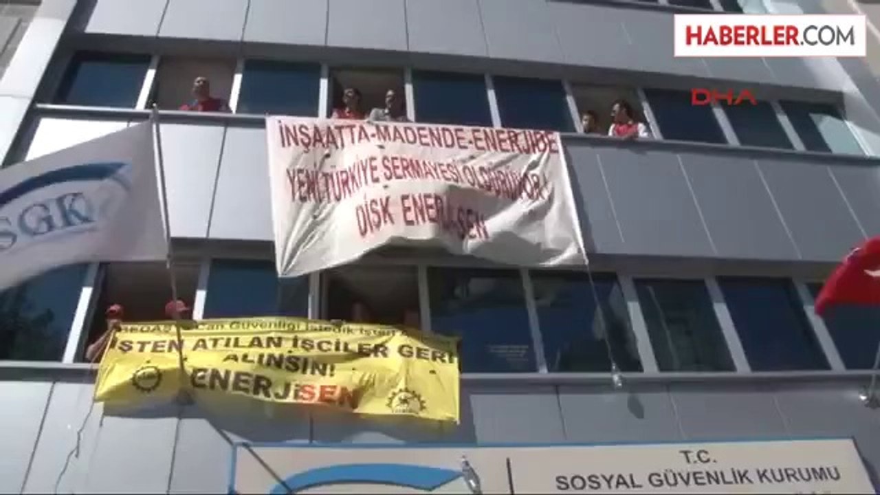 Beyoğlu Sgk'da İşçi Eylemi