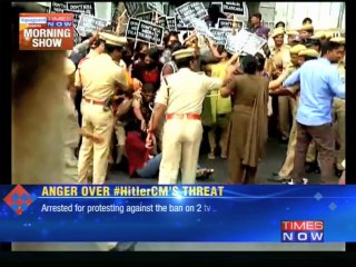 Telangana's 'Hitler' CM threatens media