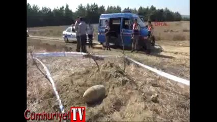 Çanakkale Savaşları'ndan kalma top mermisi bulundu