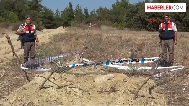 Gelibolu Yarımadası'nda Patlamamış Top Mermisi Bulundu