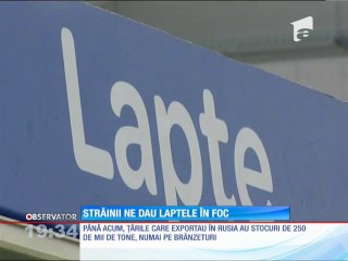 Românii vor mânca numai brânzeturi şi lapte din import