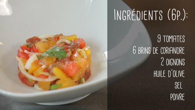 Recette de tartare de tomates - Gourmand