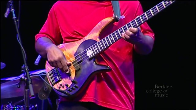 Victor Wooten, Steve Bailey, J.D. Blair, and Derico Watson (Berklee College of Music's 2014 Summer Bass Bash)