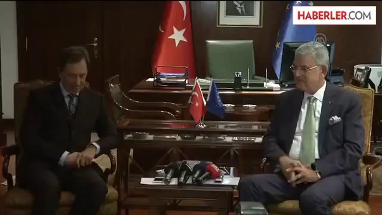 AB Bakanı Bozkır, İtalya Büyükelçisi Scarante'yi kabul etti -
