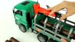 MAN Timber Truck with Loading Crane (Bruder 02769) - Muffin Songs' Toy Review