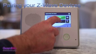 Pair your Z Wave Devices to your Home Security System from the Touch Screen