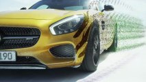 La Mercedes AMG GT en mouvement