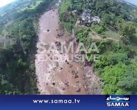 Helicam Shots of Rawal Dam Spillways