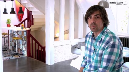 Une pièce à vivre entièrement rénovée dans une maison ancienne