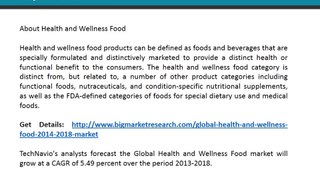Health and Wellness Food Market