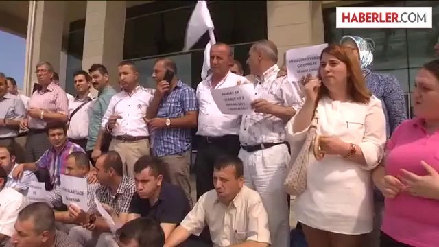 Büro Memur-Sen üyelerinden protesto -