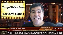 Iowa Hawkeyes vs. Iowa St Cyclones Pick Prediction NCAA College Football Odds Preview 9-13-2014