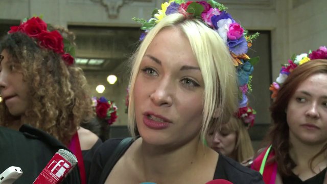 French court acquits Femen activists over topless cathedral demo