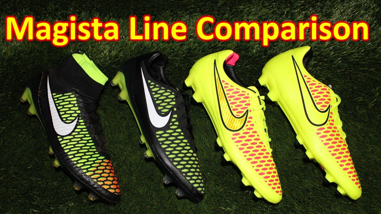 Nike Magista Obra vs Opus vs Orden vs 