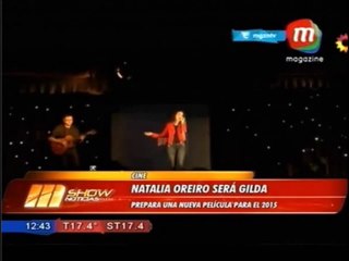 Natalia Oreiro _ Mshow _Gilda pelicula _ 10.09.2014