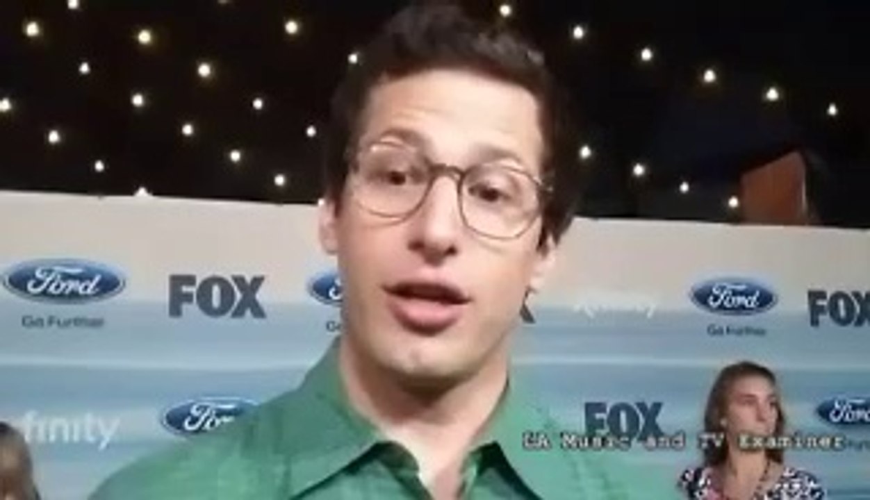Andy Samberg of Brooklyn Nine-Nine at 2014 Fox Eco Casino Party