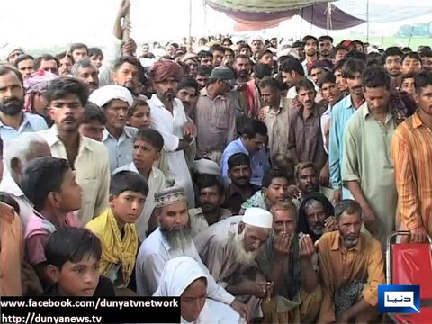 Dunya News - Governor Punjab Chaudhry Mohammad Sarwar Visits Flood Affected Areas