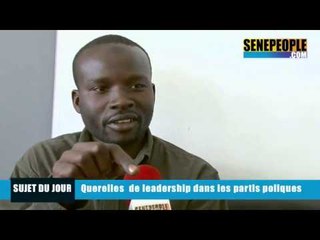 Querelles  de leadership dans les partis politiques