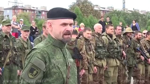 Военная присяга Новороссии. Бригада Призрак 09.09.2014