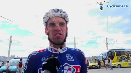 La Vuelta 2014 - Etape 17 - Johan Le Bon à l'arrivée