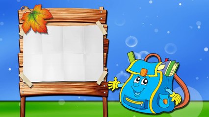 Школьный футаж для текста