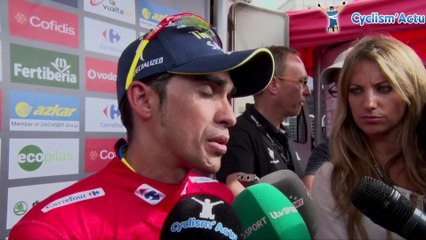 La Vuelta 2014 - Alberto Contador, maillot rouge à l'issue de la 17e étape