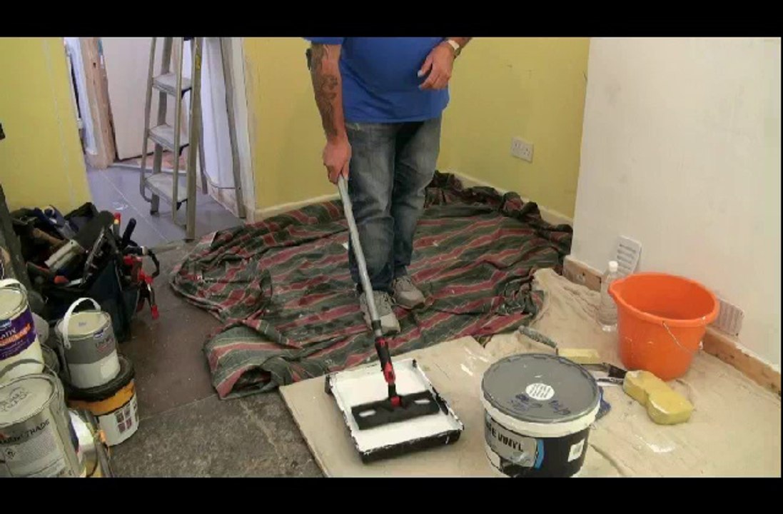 Using a paint pad