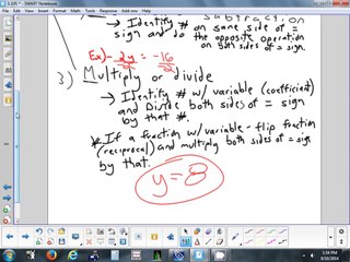 3.3 Using Two Properties of Equality 9-10-14