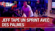 Jeff tape un sprint avec des palmes - C'Cauet sur NRJ