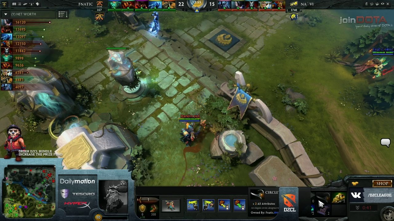 Natus Vincere vs Fnatic Game 1 - Dota 2 Champions League @TobiWanDOTA