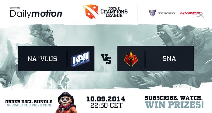 Natus Vincere USA vs Nyx Game 2 - Dota 2 Champions League @TobiWanDOTA