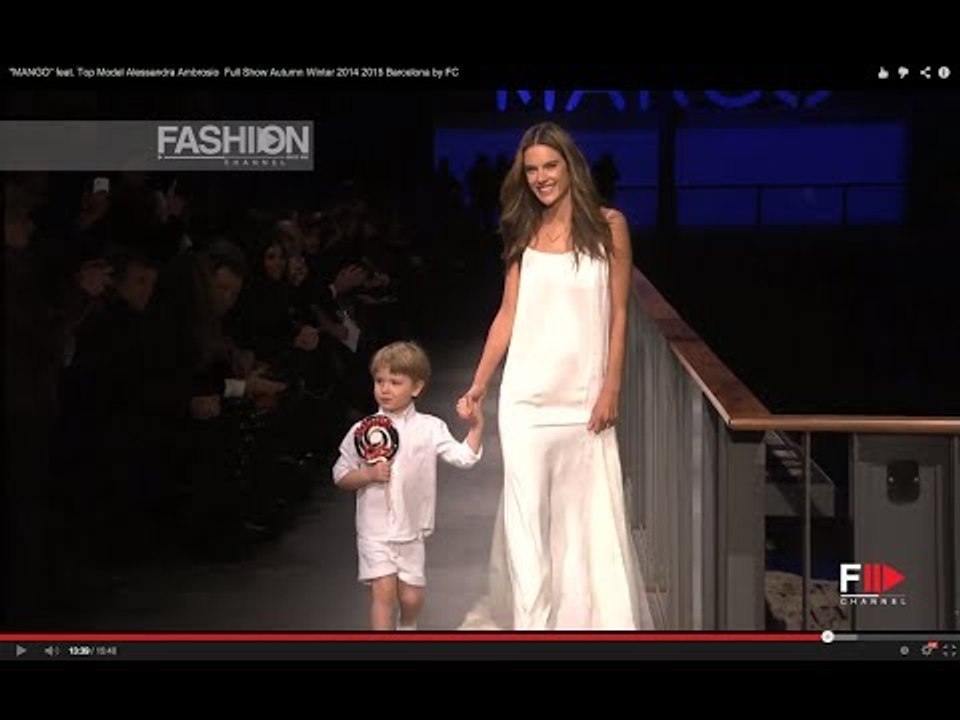 "MANGO" feat. Top Model ALESSANDRA AMBROSIO  Full Show Autumn Winter 2014 2015 Barcelona by FC