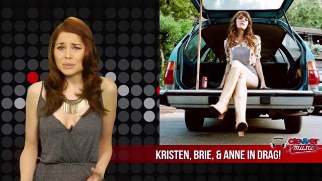 Kristen Stewart & Anne Hathaway In DRAG For Jenny Lewis's Just One Of The Guys Video