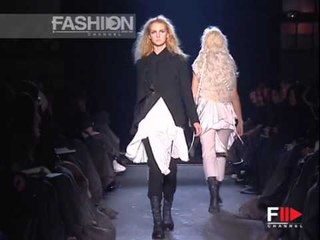 Fashion Show "Ann Demeulemeester" Pret a Porter Women Autumn Winter 2005 2006 Paris 2 of 3