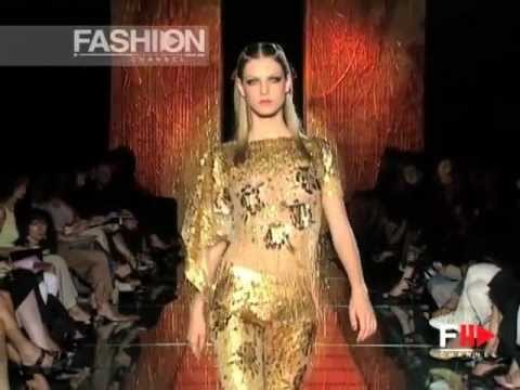 Versace Atelier Autumn Winter 1999 2000 Paris 3 of 4 Haute Couture woman by Fashion Channel
