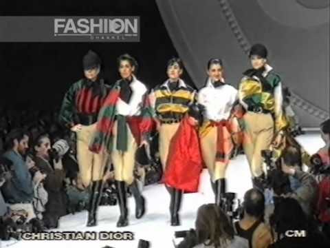 Christian Dior Autumn Winter 1990 1991 Paris Pret a Porter Woman by Canale Moda