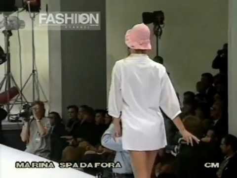 Marina Spadafora Spring Summer 1990 Milan Pret a Porter Woman by Canale Moda