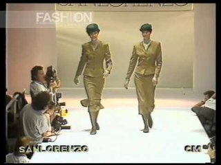 "San Lorenzo" Autumn Winter 1989 1990 Milan pret a porter women by Canale Moda