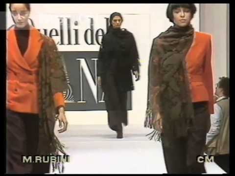 Massimo Rubini Autumn Winter 1989 1990 Paris pret a porter women by Canale Moda